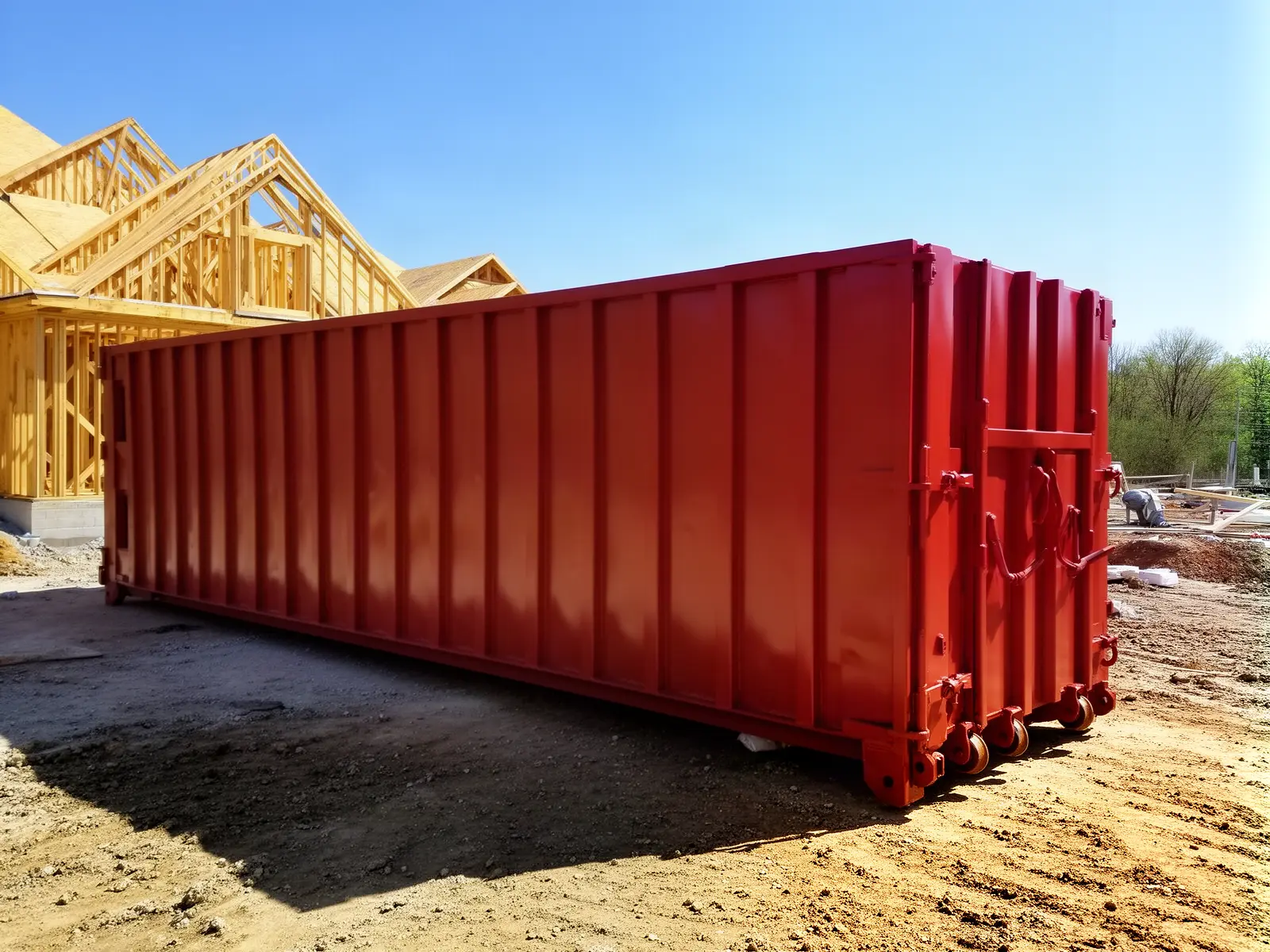 Roll-off dumpster from Clear Path Dumpster Rental LLC in Amarillo, TX
